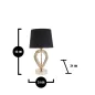 LAMPA STOŁOWA MAXT 24X44 cm